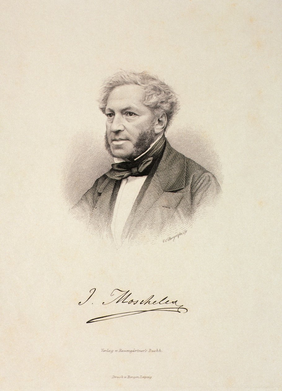 Ignaz Moschelesin muotokuva (1794-1870) tekijältä German School