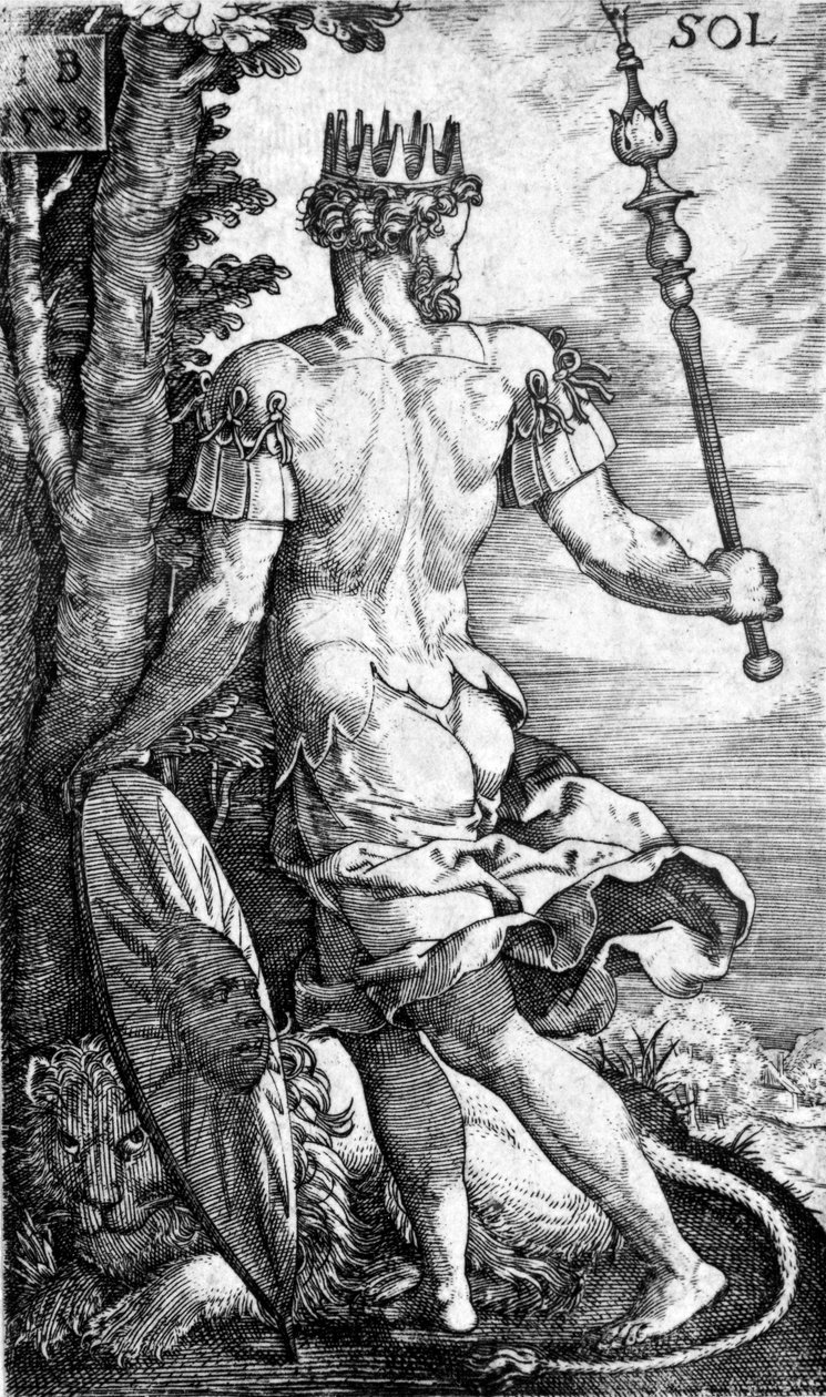 Sol, painanut Georg Pencz, 1529 tekijältä German School