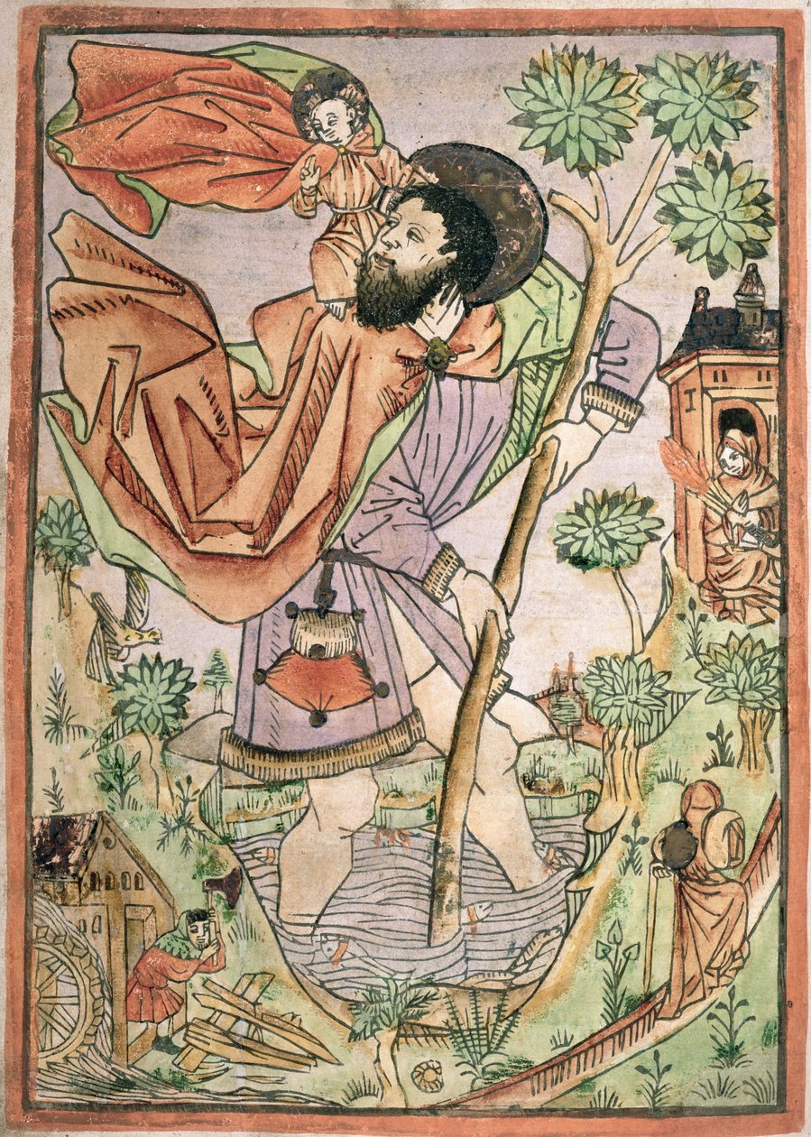 St. Christopher: Saksa, n. 1470 tekijältä German School