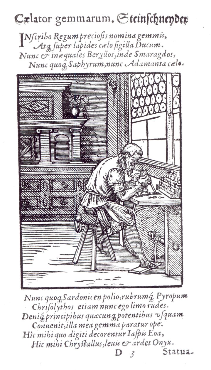 The Gem Engraver, julkaisija Hartman Schopper tekijältä German School