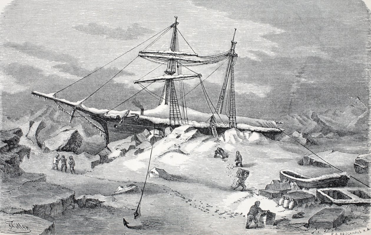 Hansa hädässä, pubi. Lontoo 1874 tekijältä German School
