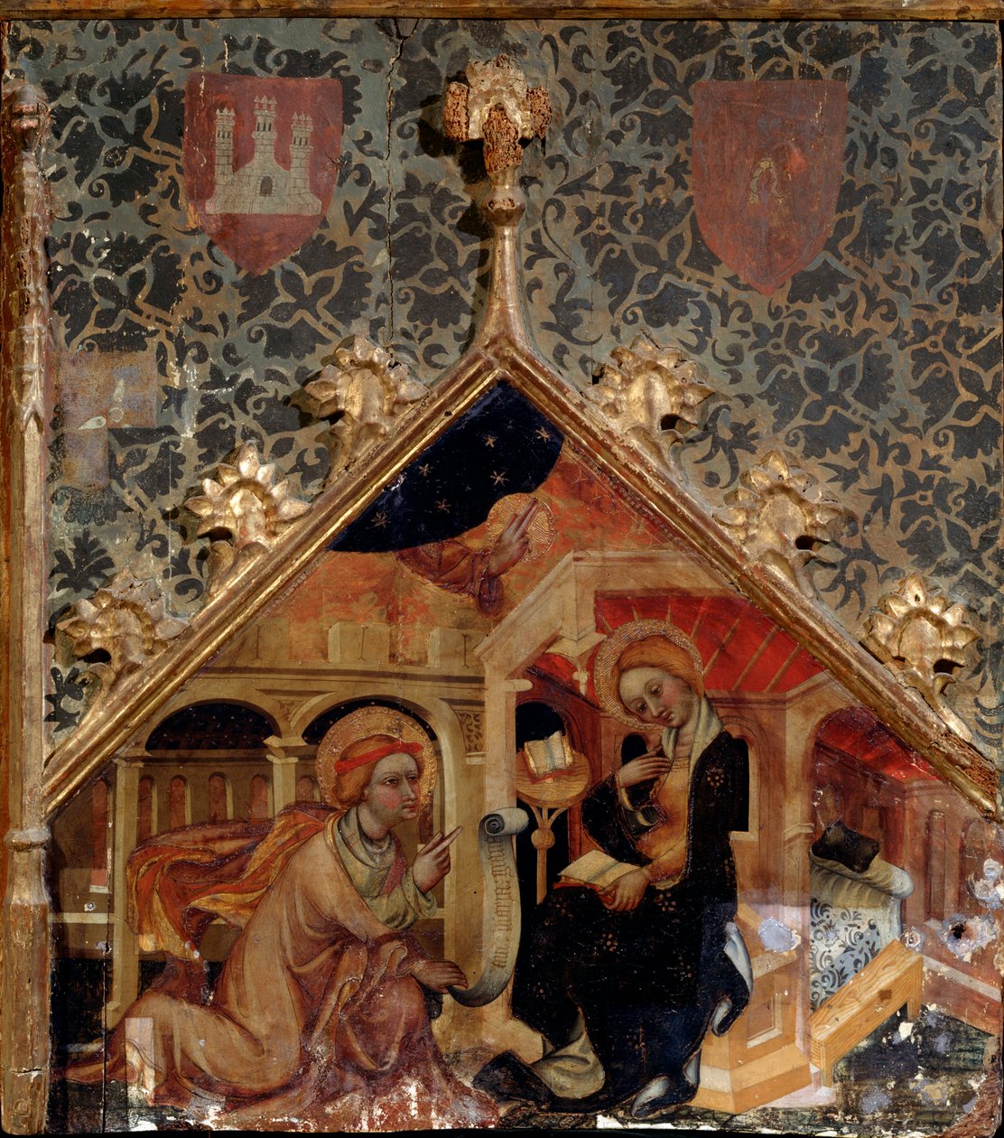 Ilmoitus", 1400-luku. tekijältä German master.
