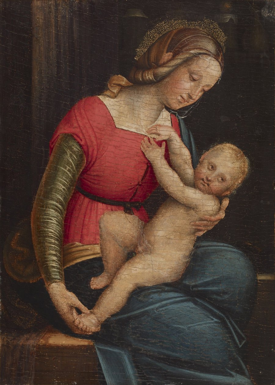 Madonna ja lapsi, noin 1530-50 tekijältä Gerolamo Giovenone