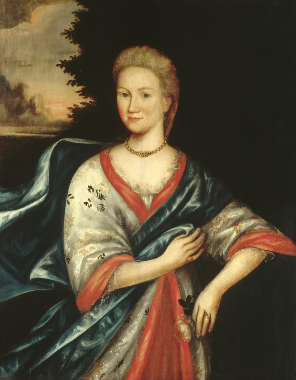 Naisen muotokuva, n. 1710. tekijältä Gerrit Duyckinck