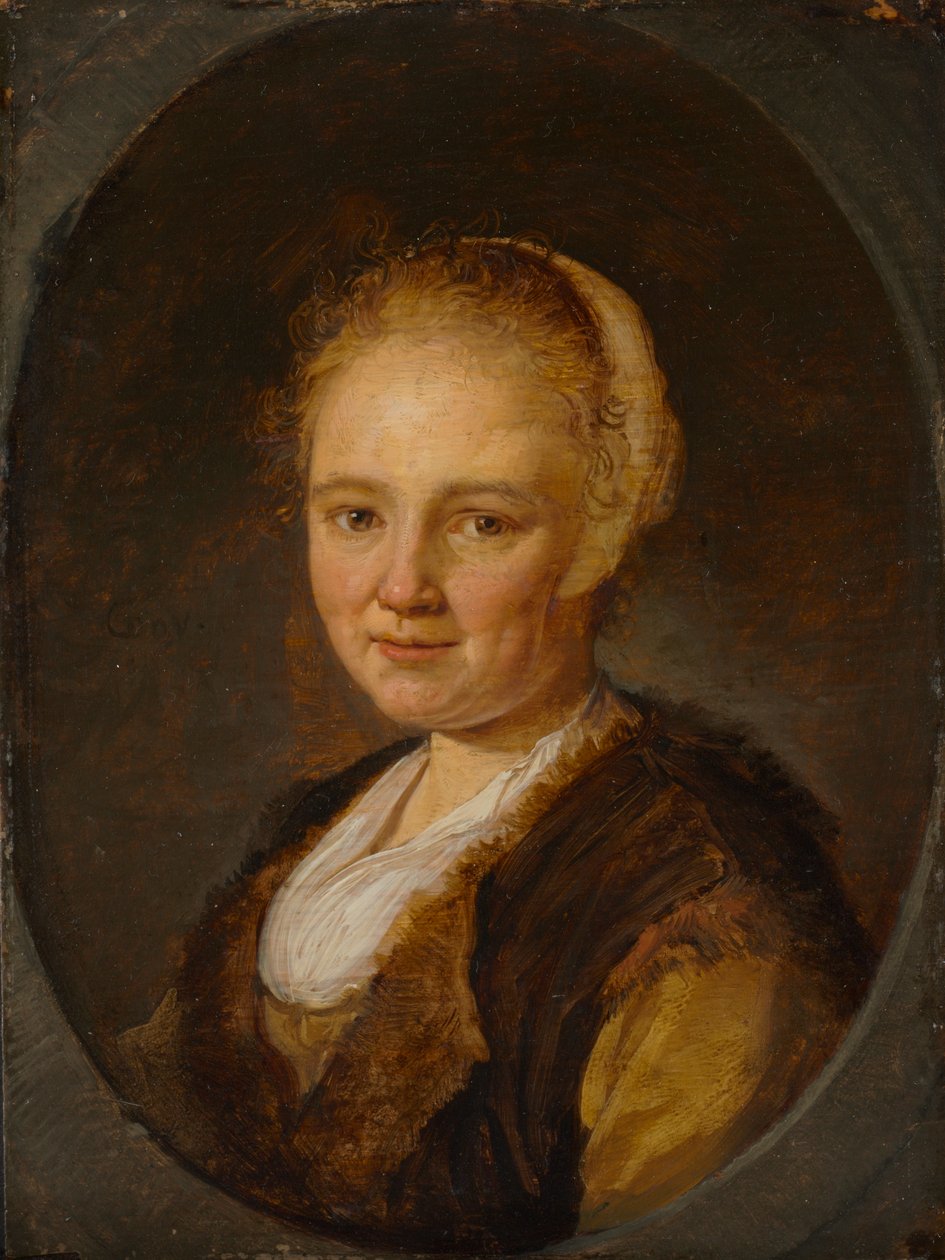 Nuori nainen tekijältä Gerrit or Gerard Dou