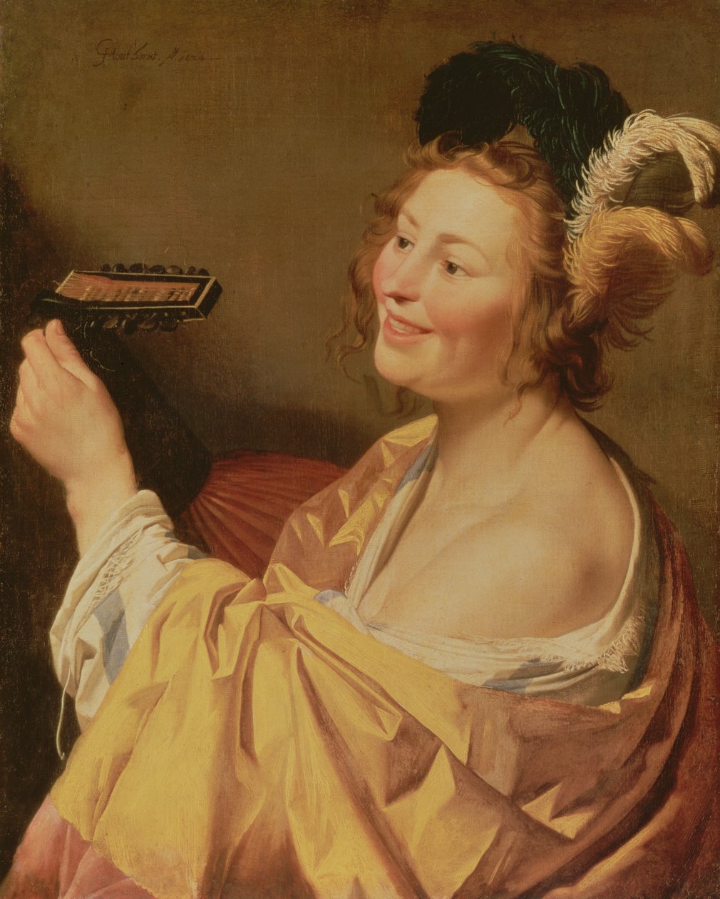 Muusikko, 1624 tekijältä Gerrit van Honthorst