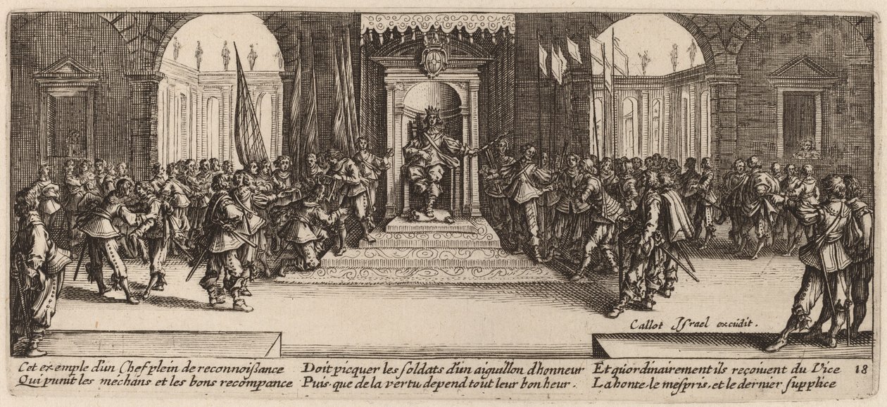 Palkintojen jakaminen tekijältä Gerrit van Schagen after Jacques Callot