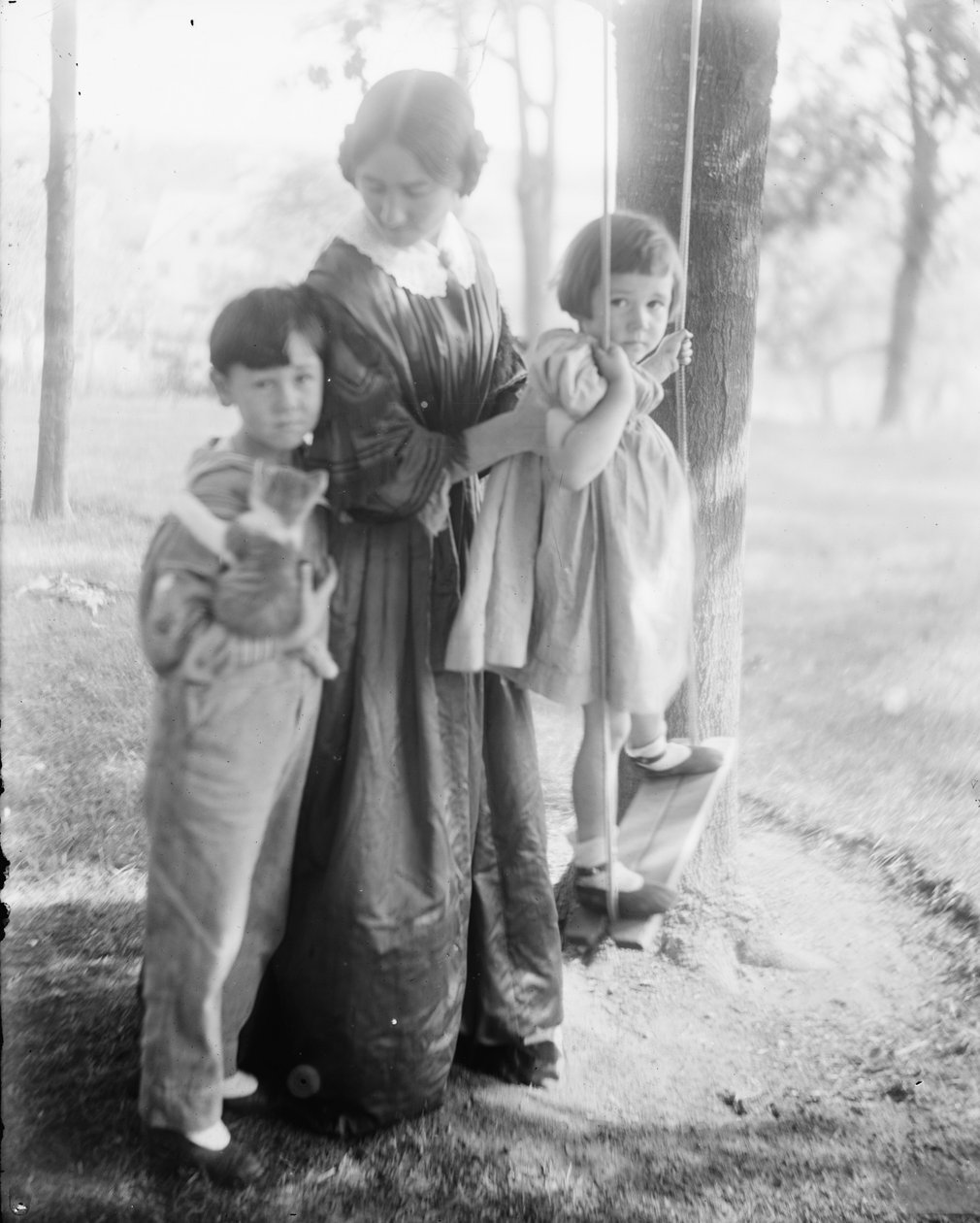 Rouva Turner ja hänen lapsensa, 1910 tekijältä Gertrude Käsebier
