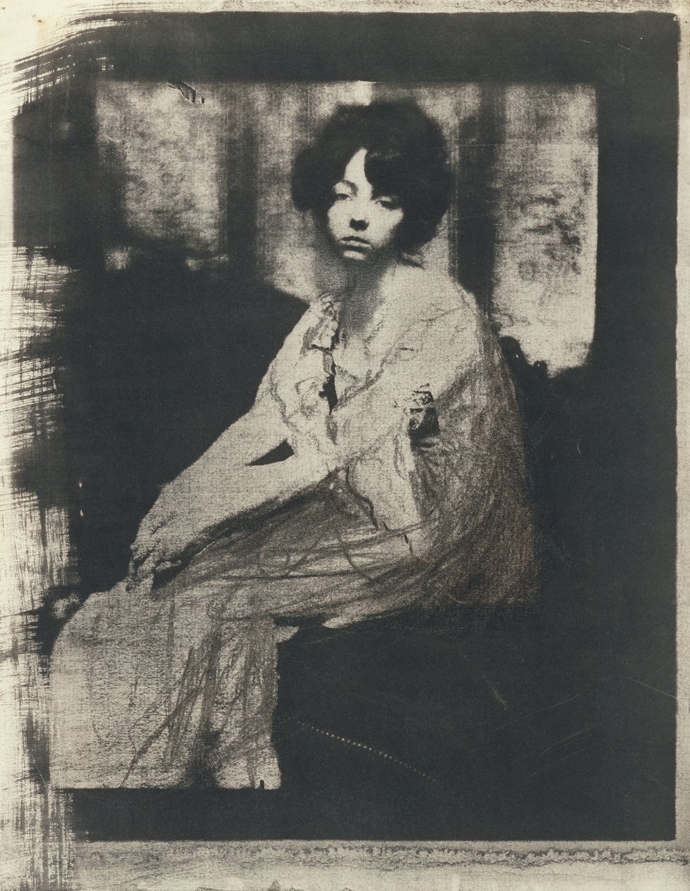 [Istuva nainen] tekijältä Gertrude Käsebier