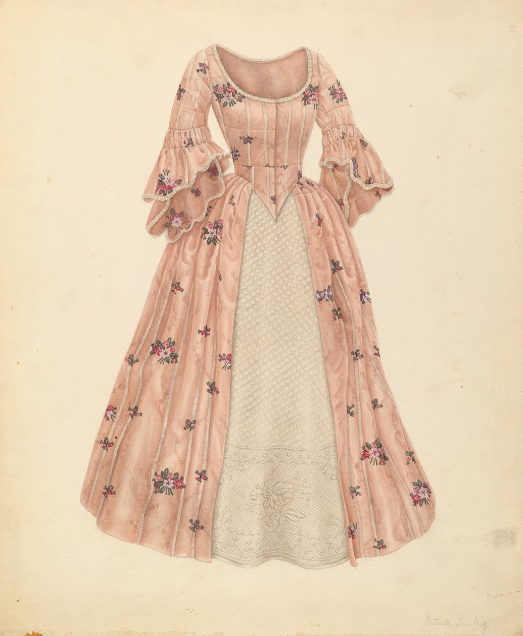 Alushame mekko, c. 1941. tekijältä Gertrude Lemberg