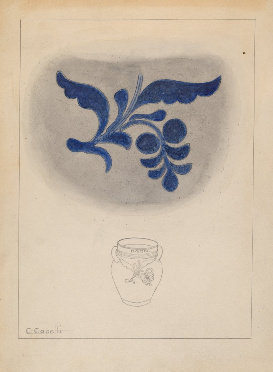Jar, c. 1937. tekijältä Giacinto Capelli