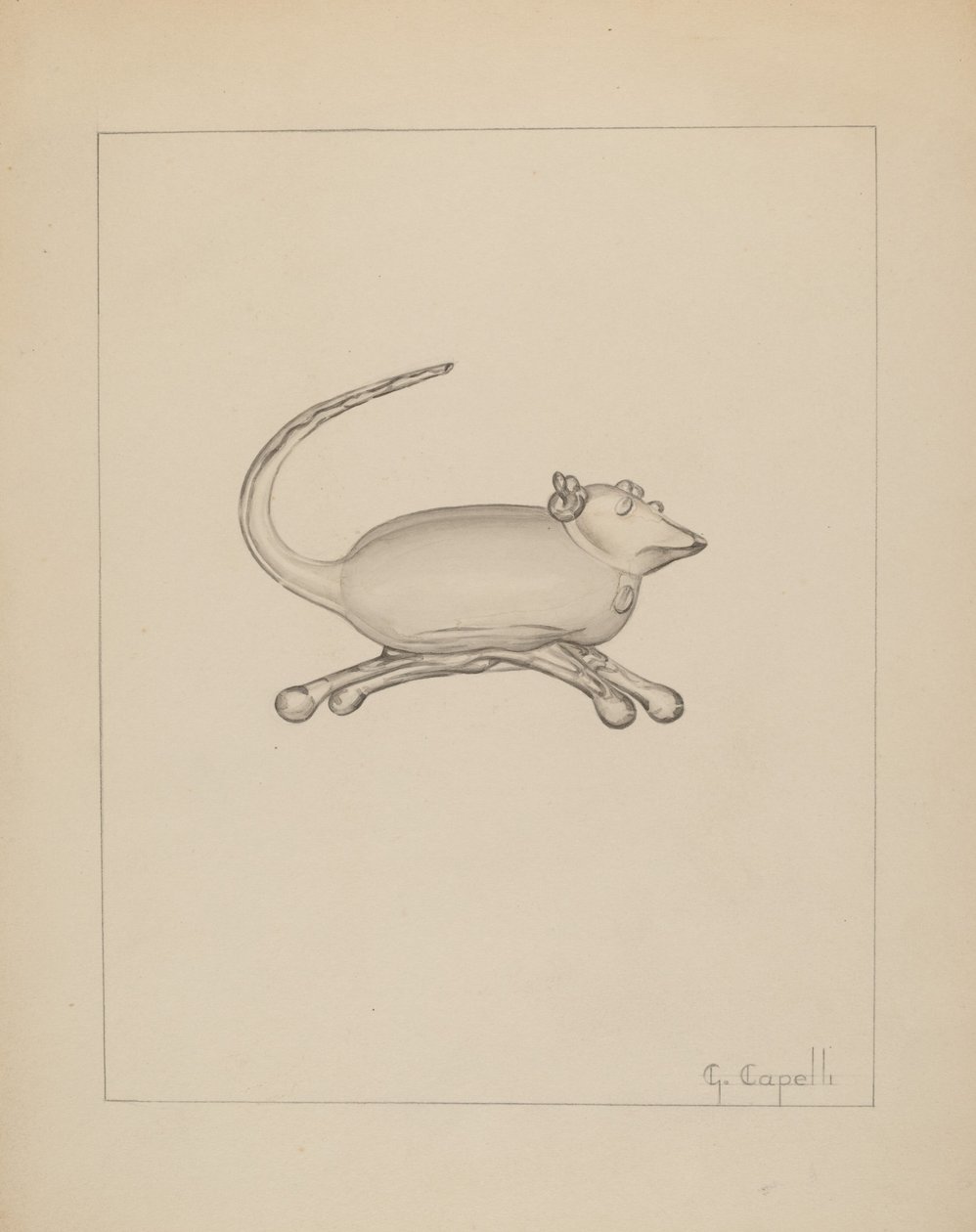 Hiiri, c. 1937. tekijältä Giacinto Capelli