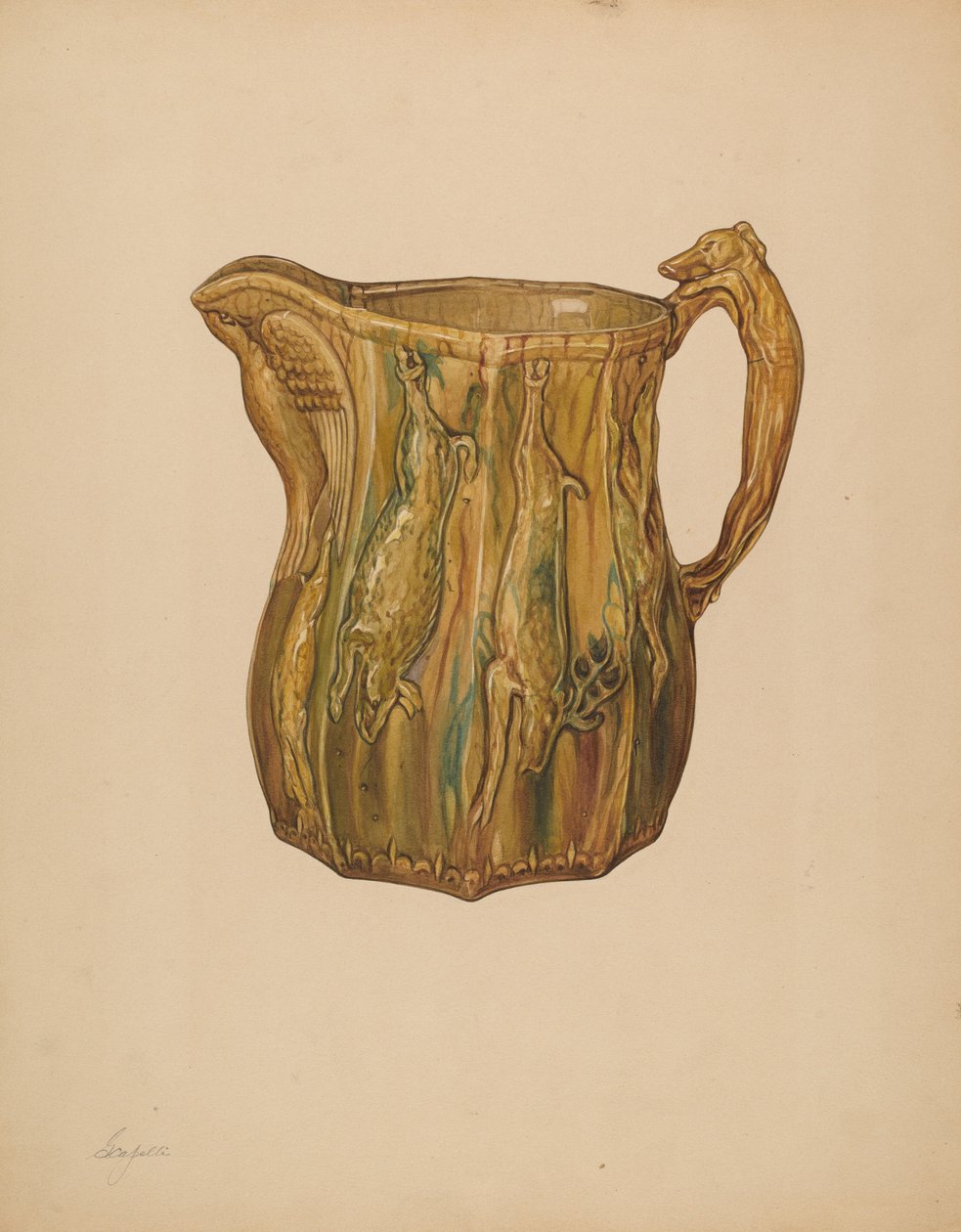 Kannu, c. 1938. tekijältä Giacinto Capelli