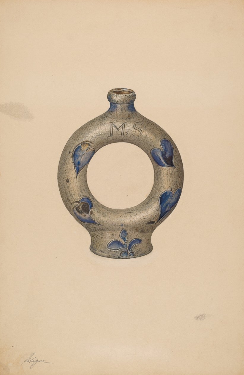 rengaspullo, c. 1940. tekijältä Giacinto Capelli