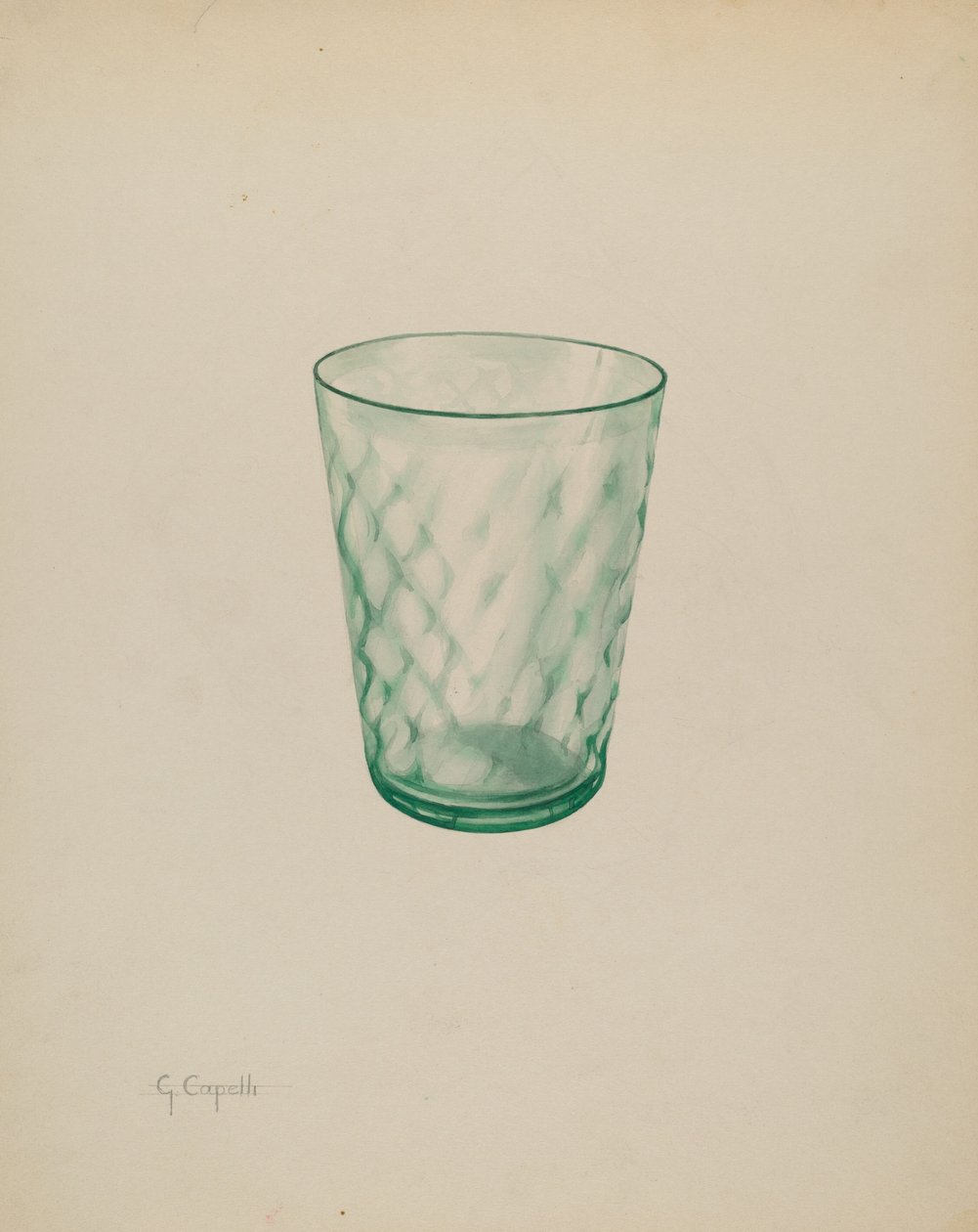 Tumbler, c. 1937. tekijältä Giacinto Capelli