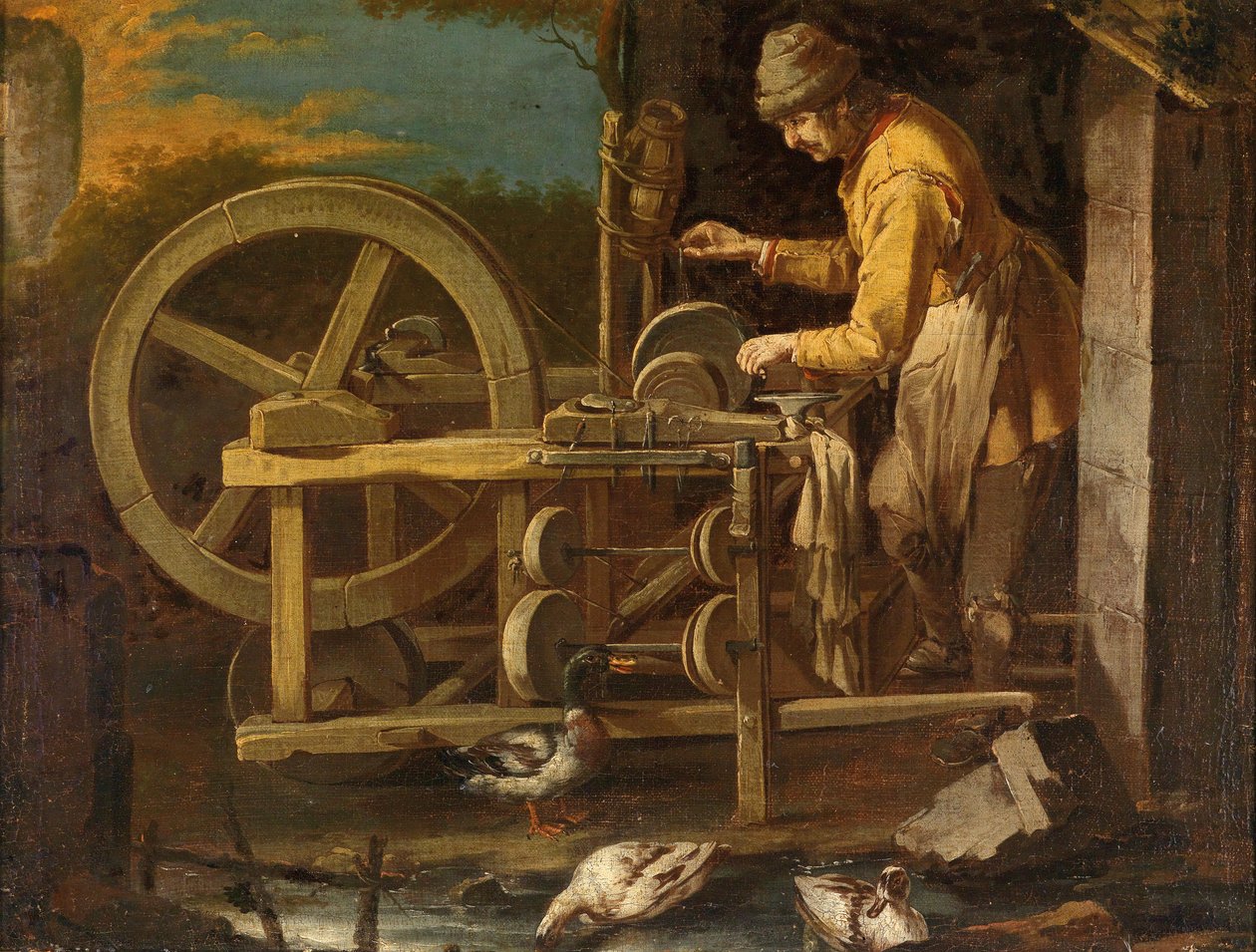 Der Scherenschleifer tekijältä Giacomo Francesco Cipper