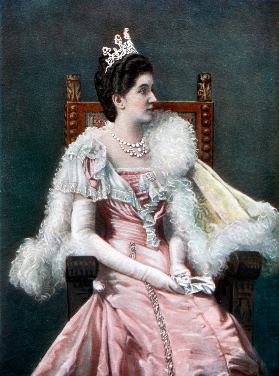 Italian kuningatar Elena, 1800-luvun loppu. tekijältä Giacomo Brogi