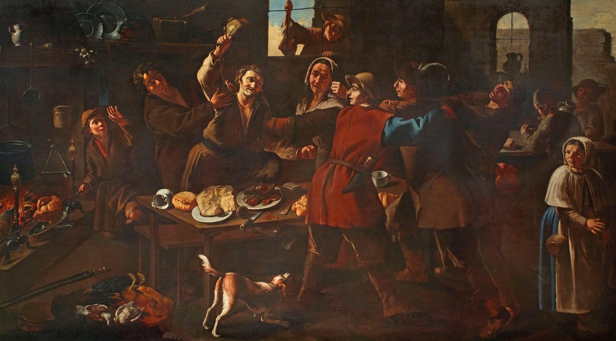 Tappelu. tekijältä Giacomo Francesco Cipper
