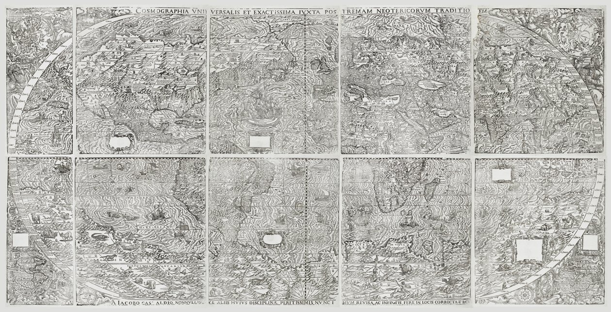 Universaali maailmankartta, Gastaldi, Giacomo tekijältä Giacomo Gastaldi