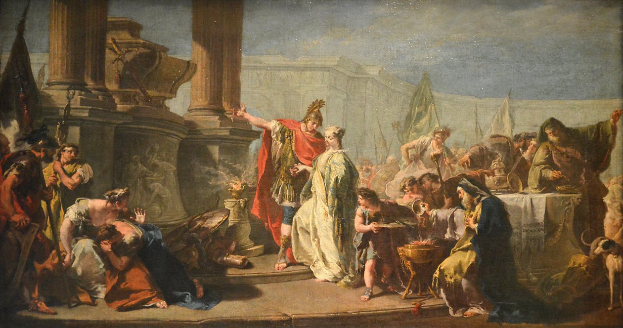 Polyxène devant le tombeau d