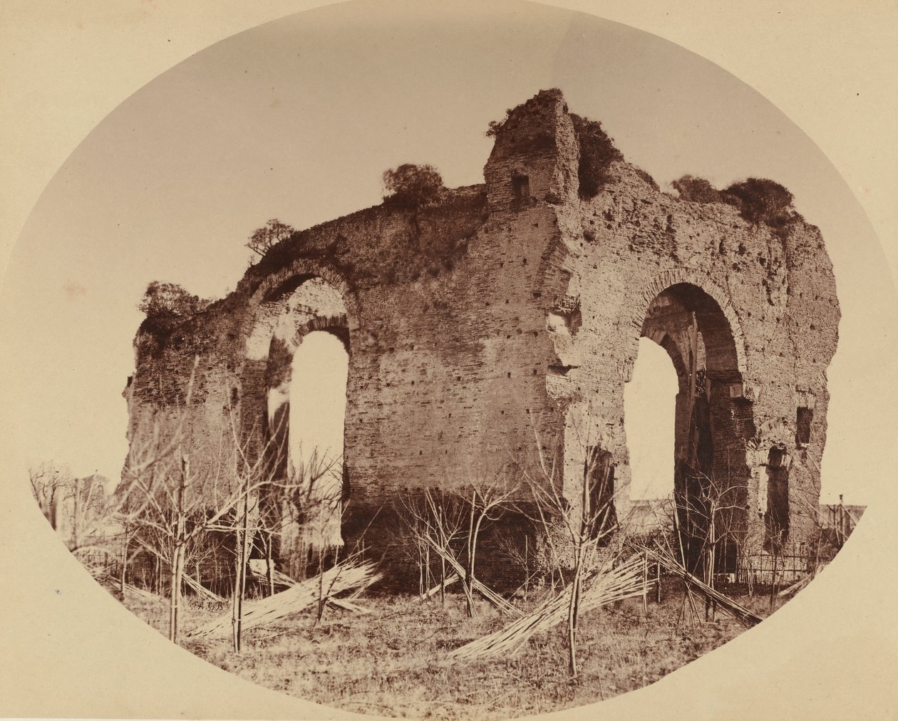Herkuleen temppeli, 1850-luku. tekijältä Giambattista Altadonna