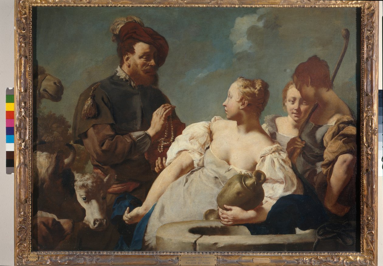 Rebecca ja Eleazar kaivolla tekijältä Giambattista Piazzetta