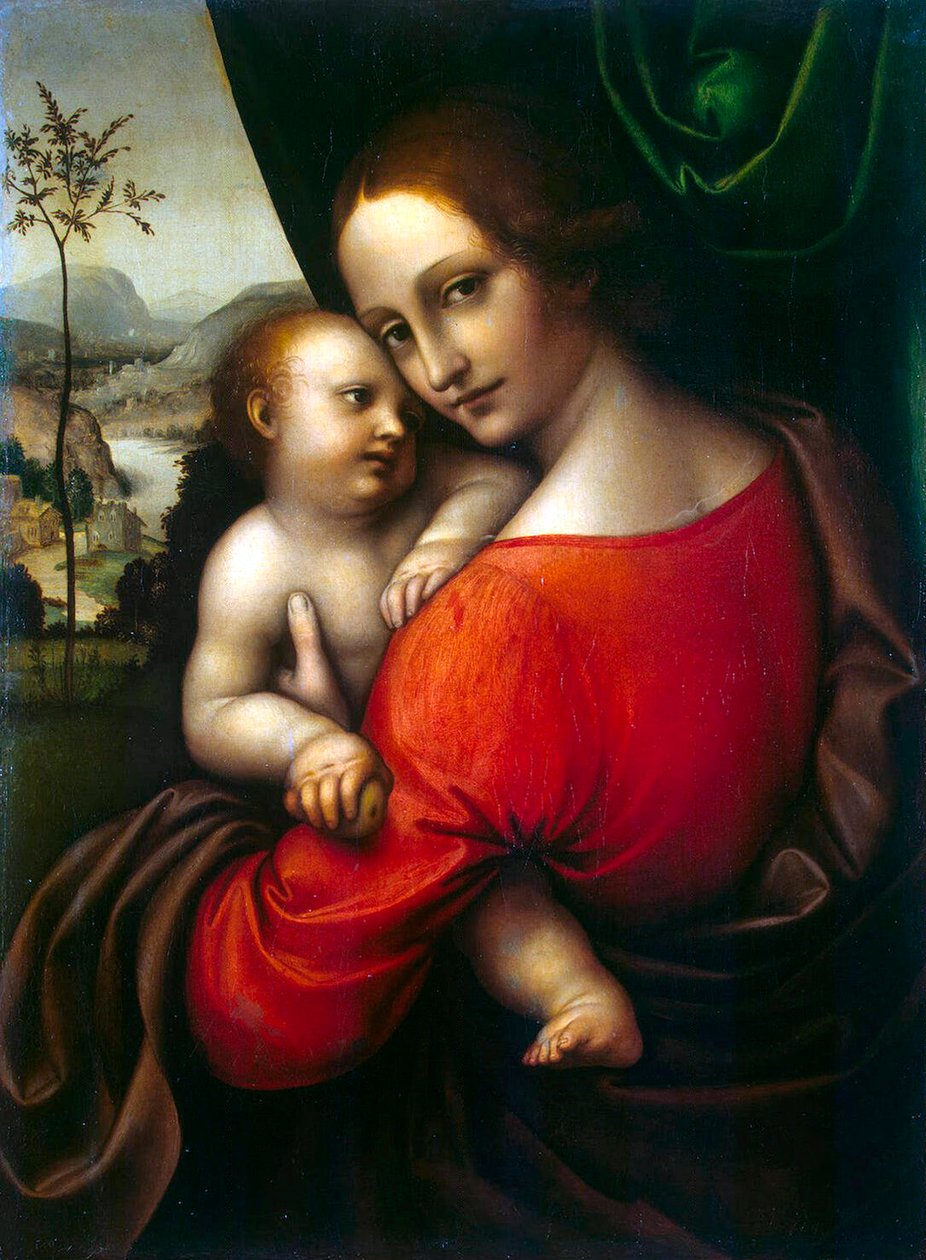 Neitsyt ja lapsi, 1520-luku. tekijältä Giampietrino