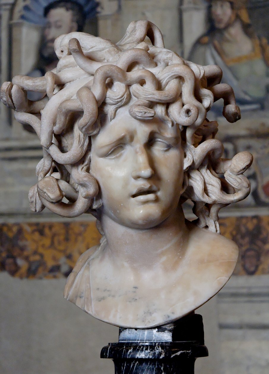 Medusan päällikkö, 1630 tekijältä Gian Lorenzo Bernini
