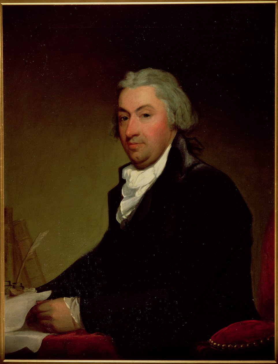 Kansleri Robert Livingston, n. 1794 (öljy pellavalle) tekijältä Gilbert Stuart