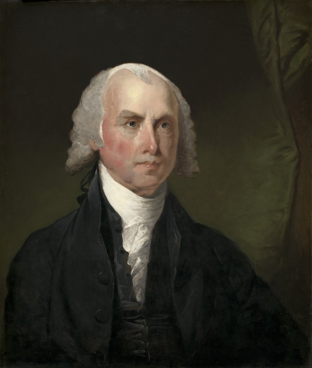 James Madison n. 1821 (öljy puulle) tekijältä Gilbert Stuart