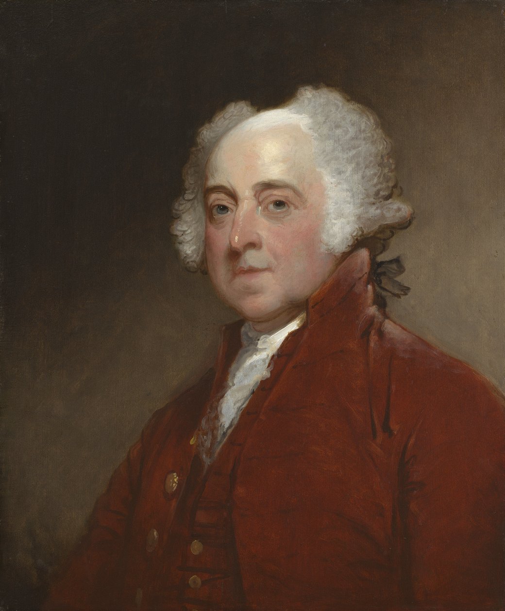 John Adams, n. 1821 (öljy puulle) tekijältä Gilbert Stuart