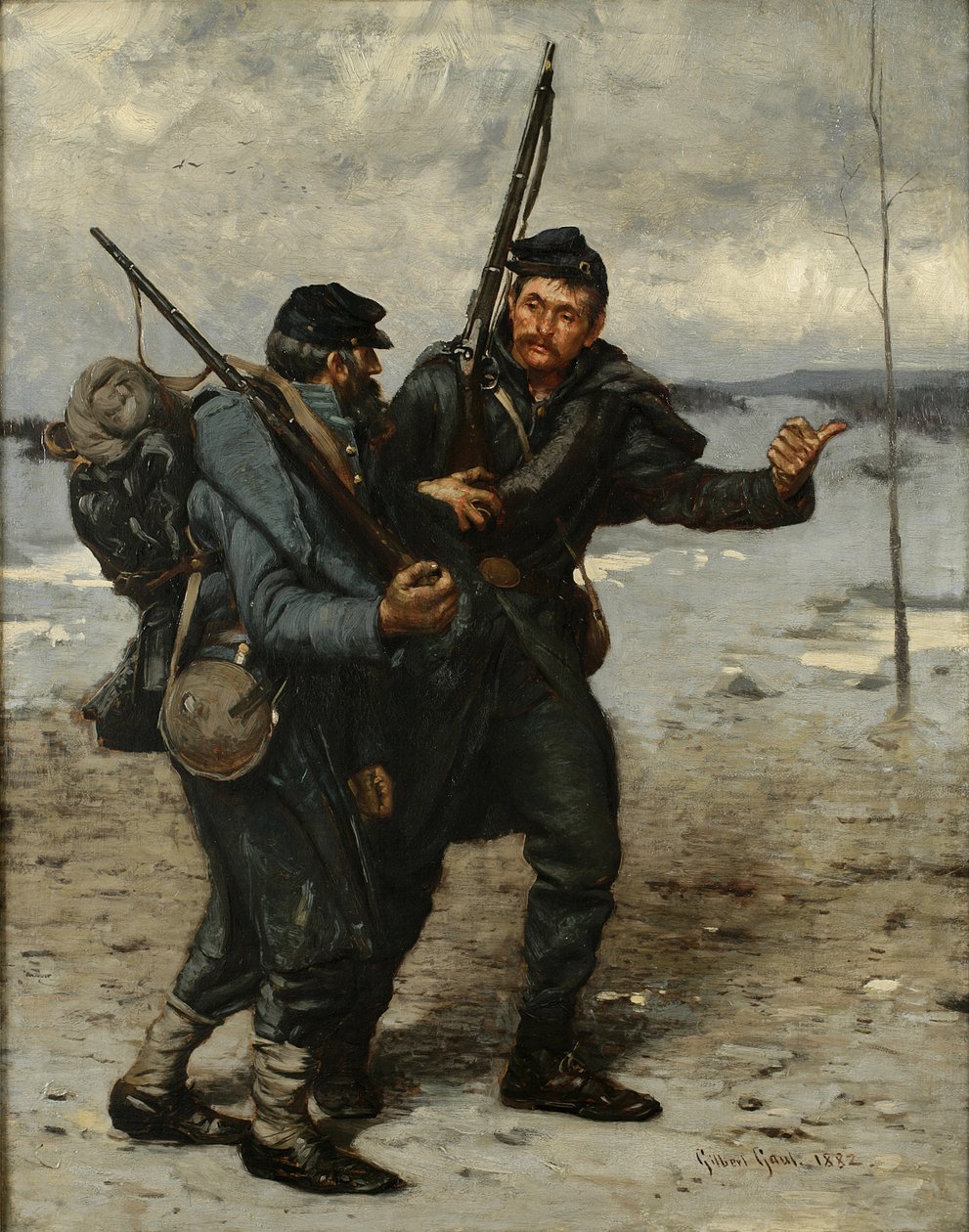 The Stragglers, 1882 tekijältä Gilbert Gaul