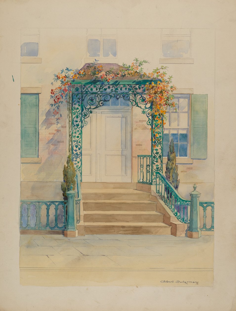 Koristerauta, n. 1936. tekijältä Gilbert Sackerman
