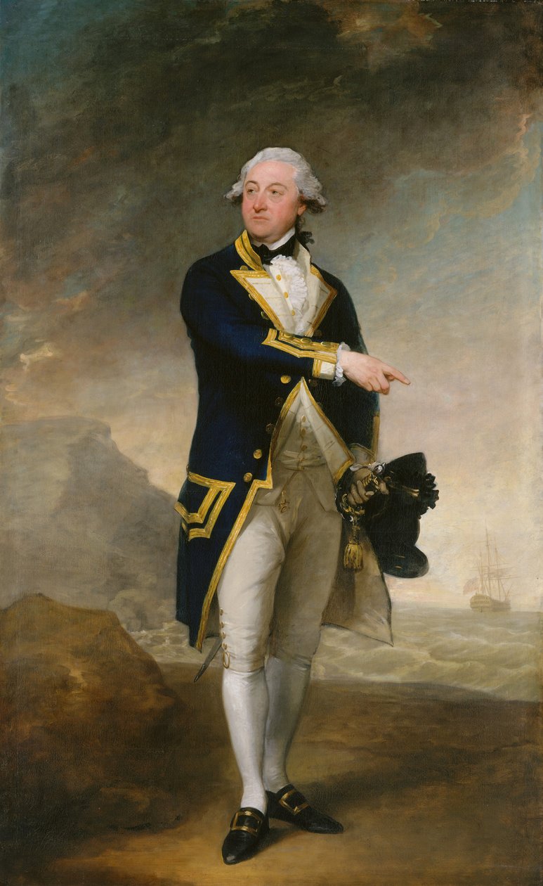 Kapteeni John Gell, 1785. tekijältä Gilbert Stuart