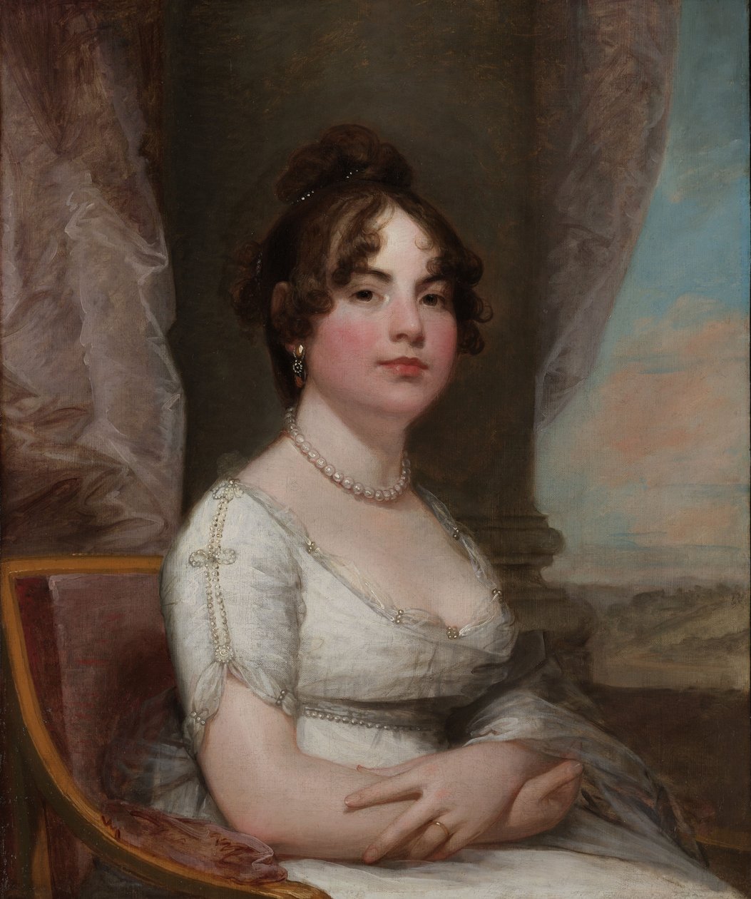 Elizabeth Beltzhoover Mason, n. 1803-05 (öljy kankaalle) tekijältä Gilbert Stuart