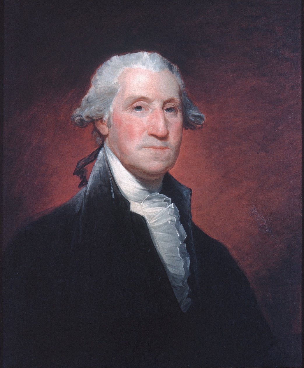 George Washington, noin 1798-1800 (öljy kankaalle). tekijältä Gilbert Stuart