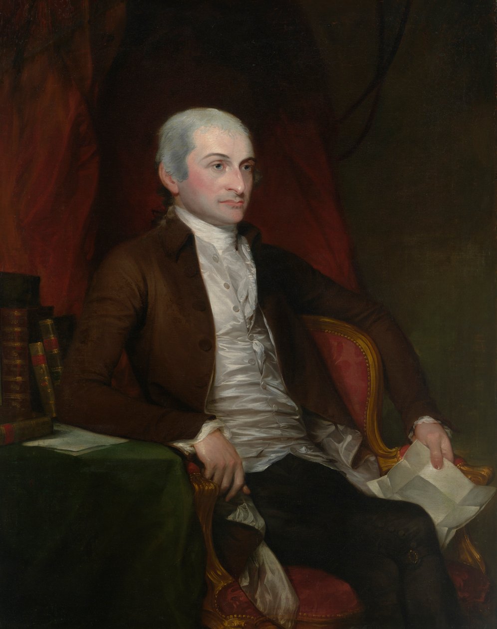 John Jay, aloitettu 1784, valmistunut vuoteen 1818 mennessä. tekijältä Gilbert Stuart