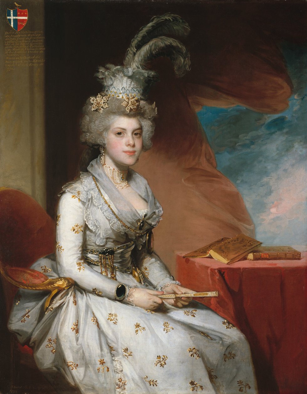 Matilda Stoughton de Jaudenes, 1794. tekijältä Gilbert Stuart