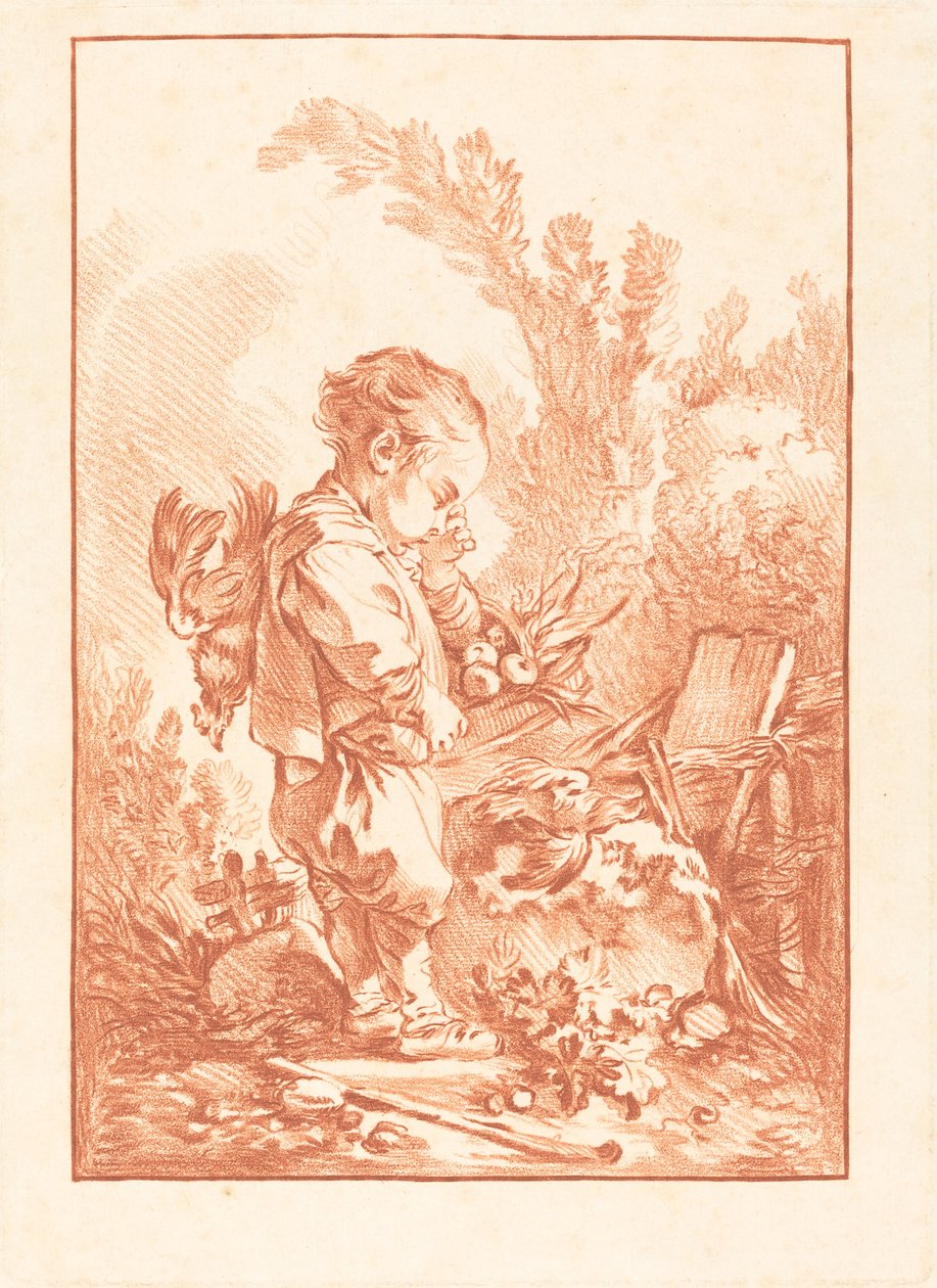 Marauder The Thief, c. 1769. tekijältä Gilles Demarteau