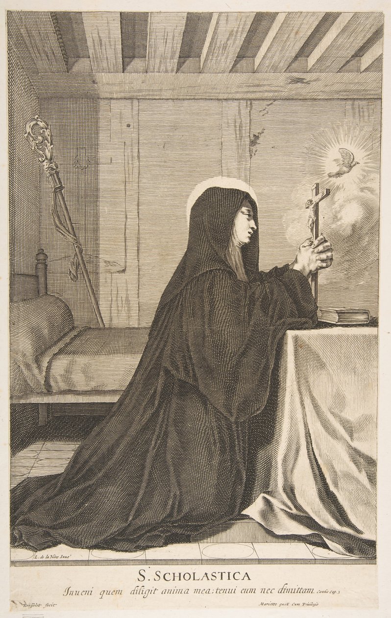 St. Scholastica. tekijältä Gilles Rousselet