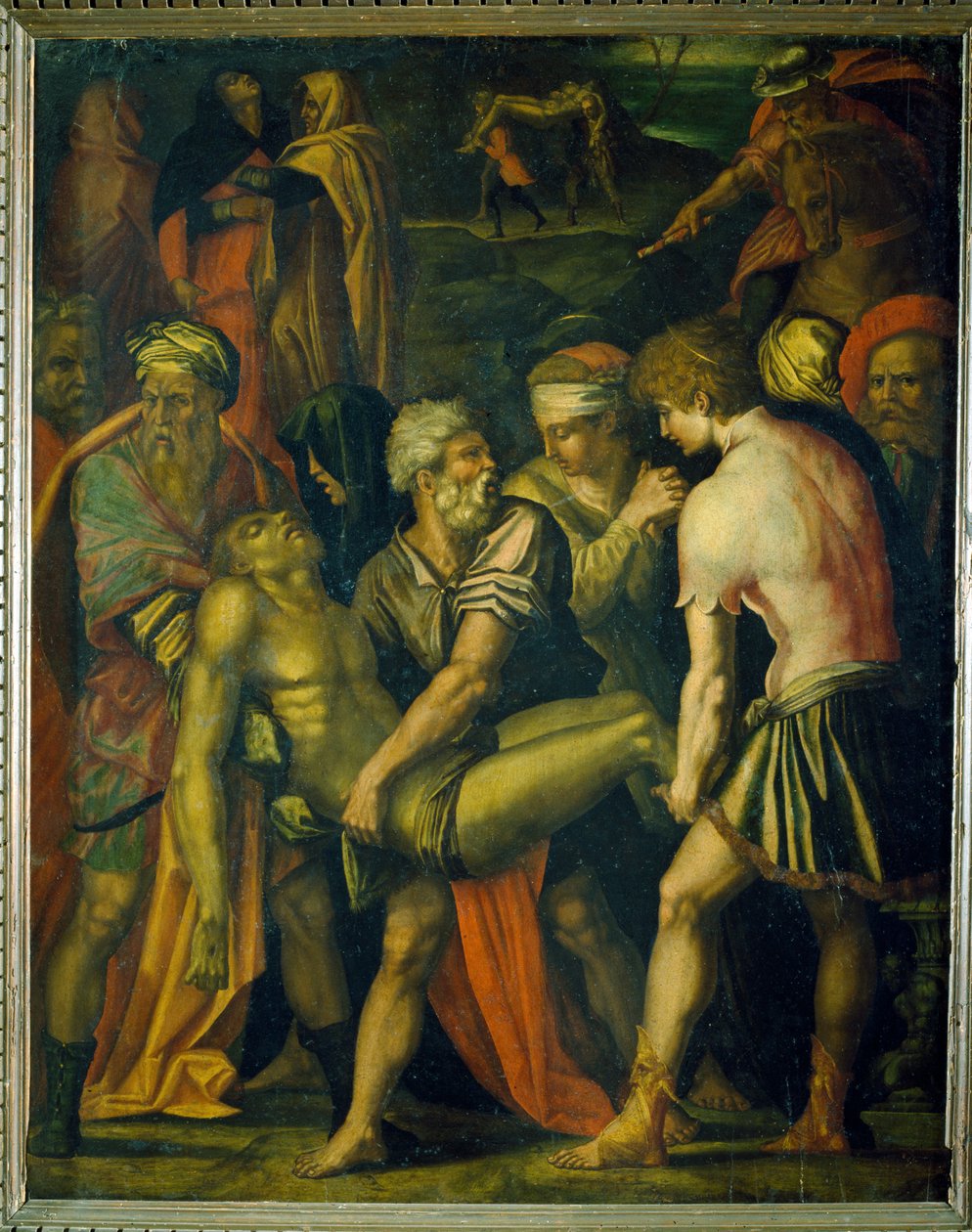 Kristus kantoi ristille, Camera di Abramo, 1532 tekijältä Giorgio Vasari