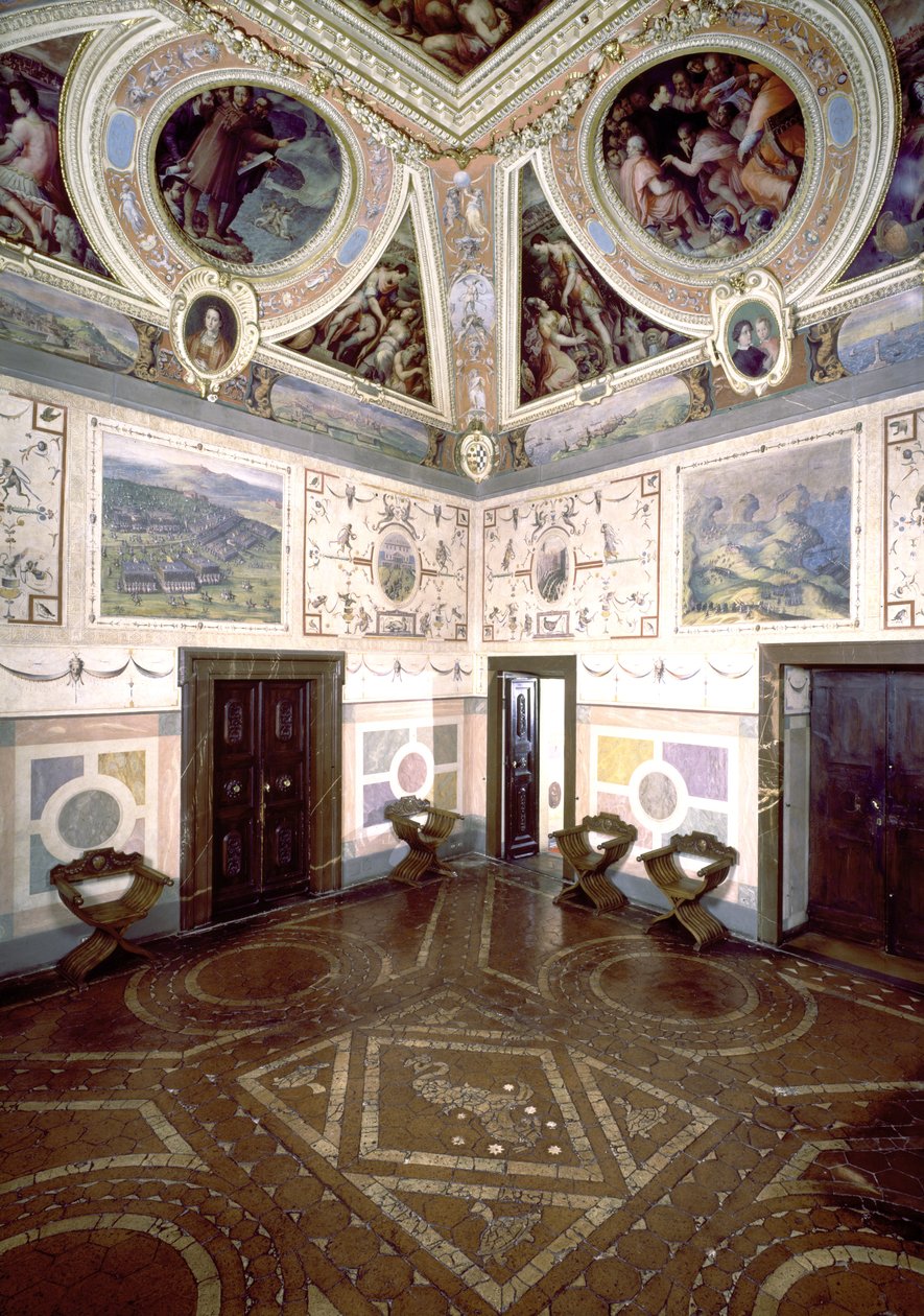 Näkymä Sala di Cosimo I:lle, 1556 tekijältä Giorgio Vasari