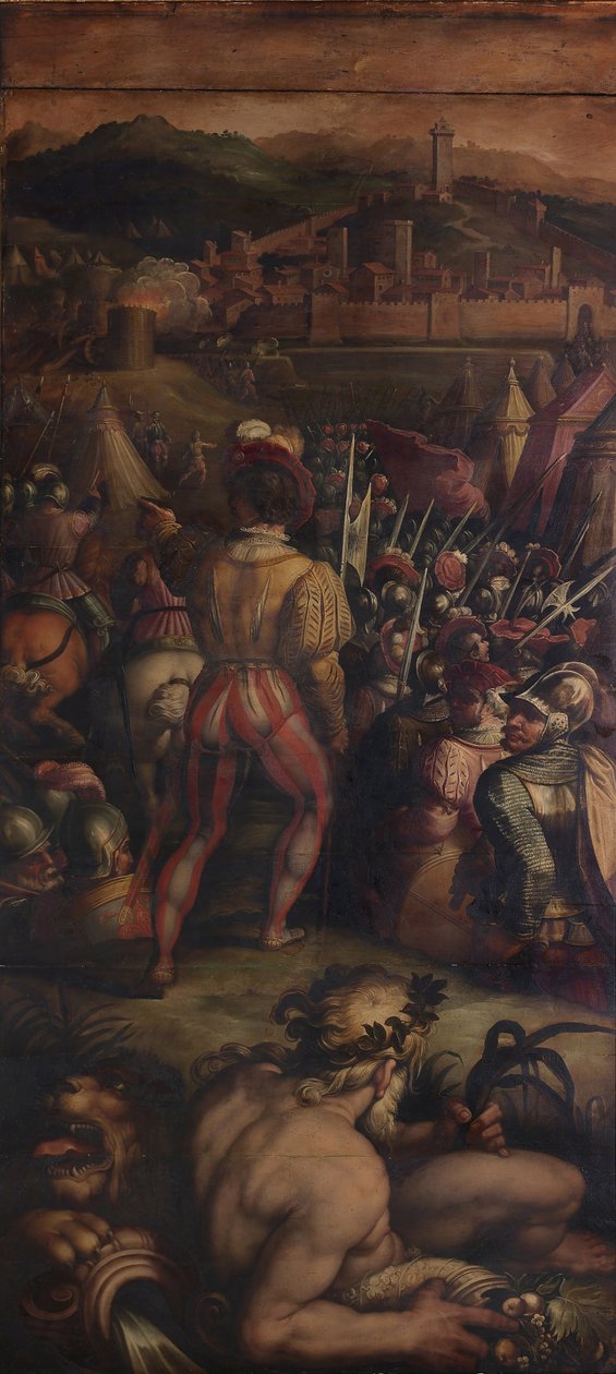Vicopisanon vangitseminen, 1563-1565 tekijältä Giorgio Vasari