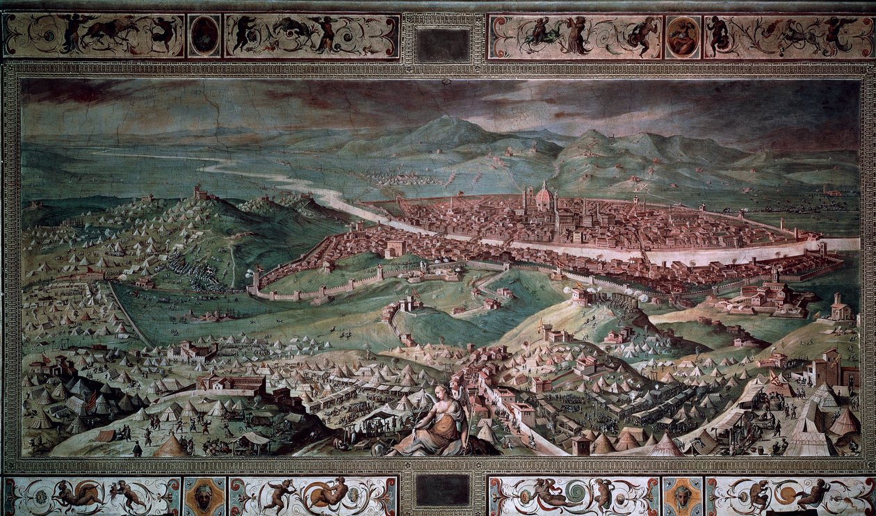 Firenzen piiritys tekijältä Giorgio Vasari
