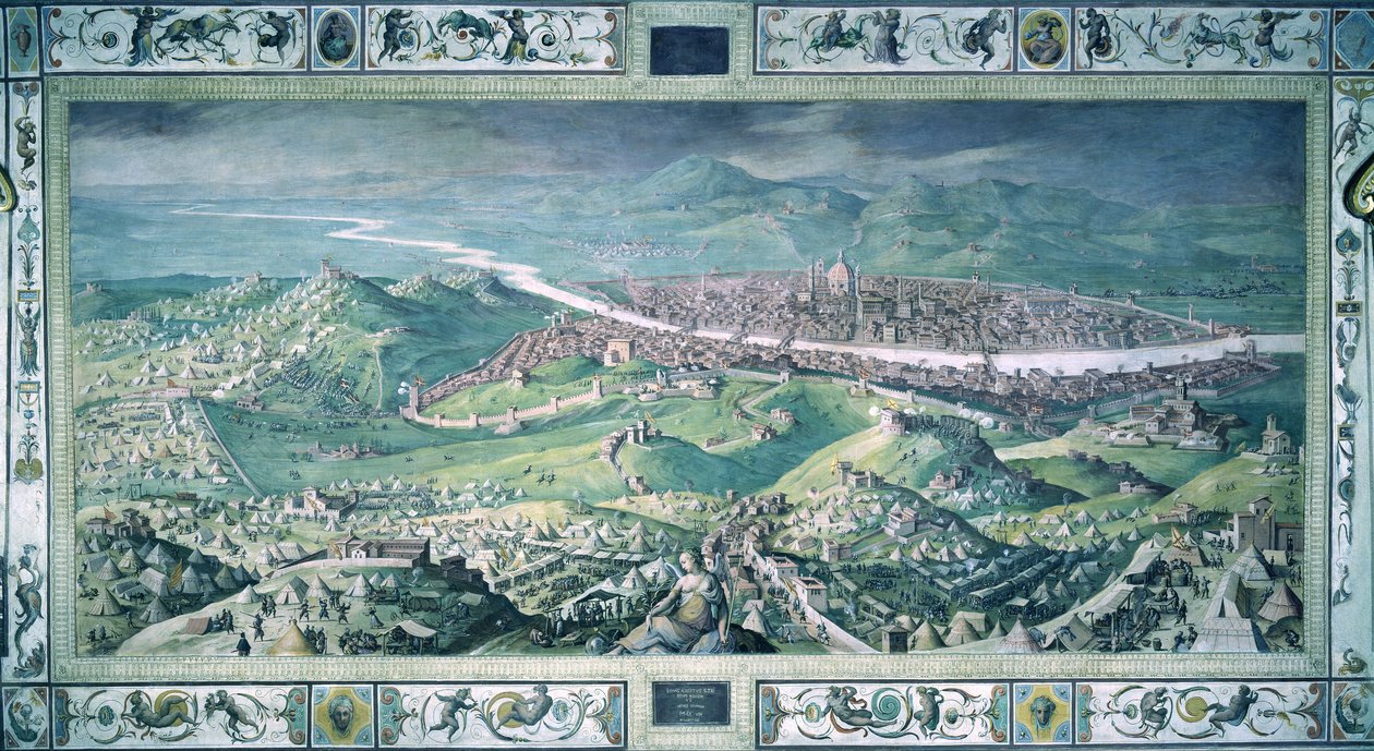 Firenzen piiritys tekijältä Giorgio Vasari