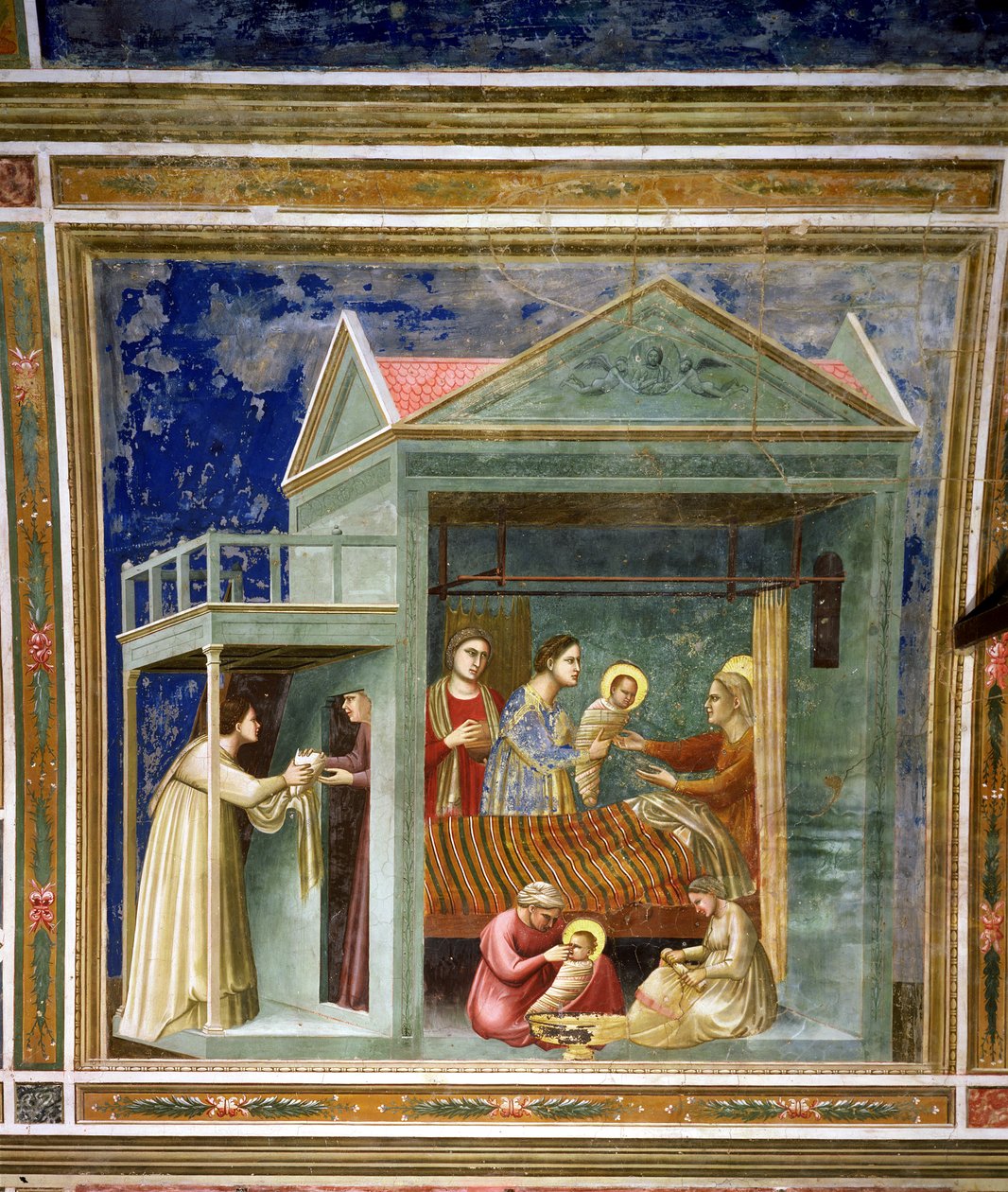 Neitsyen syntymä, noin 1305 tekijältä Giotto di Bondone