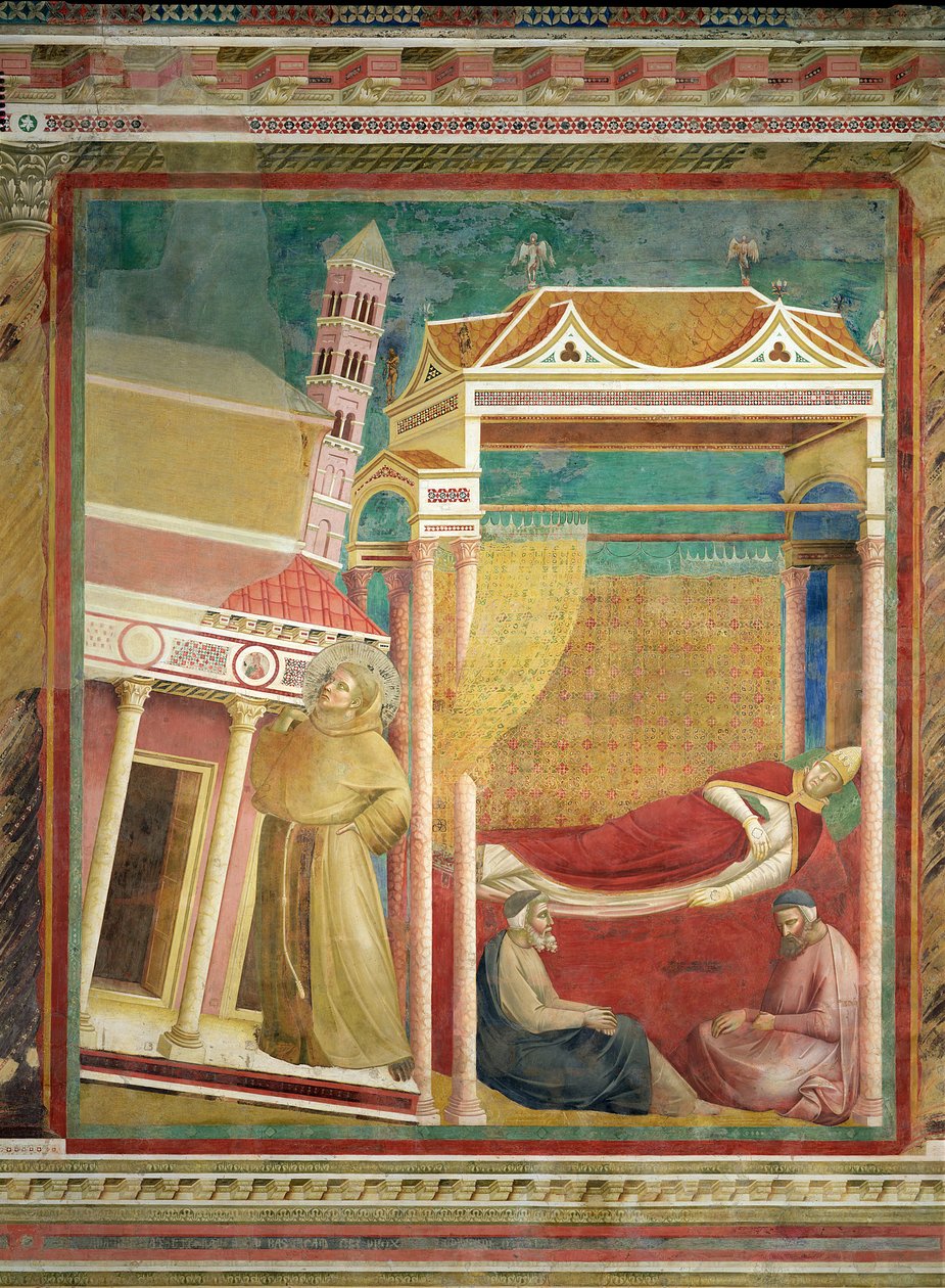 Innocentius III:n unelma, 1297-1299 tekijältä Giotto di Bondone