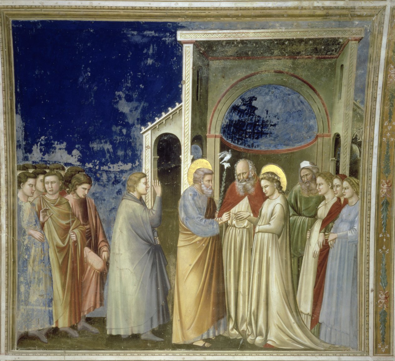 Neitsyen häät, noin 1305 tekijältä Giotto di Bondone