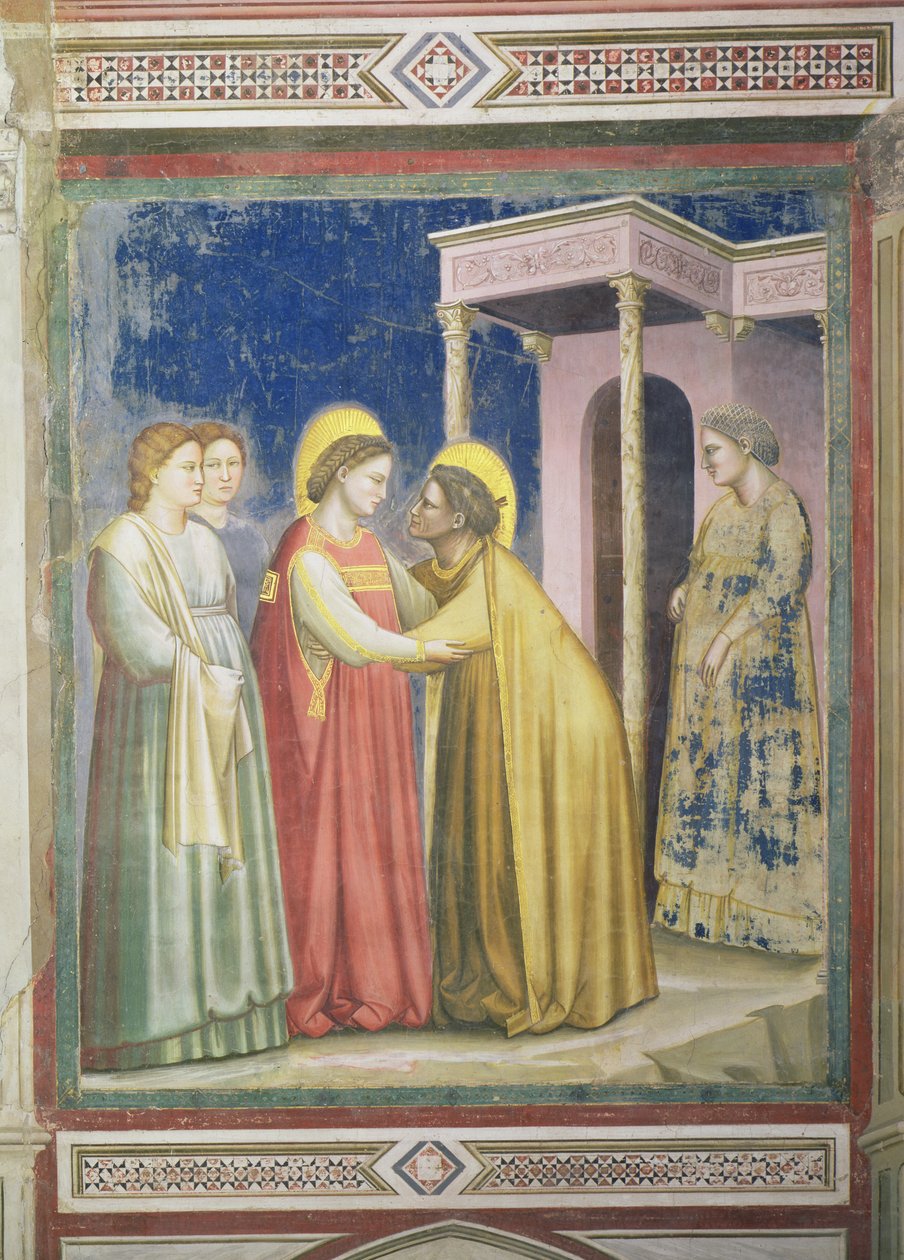 Vierailu, n. 1305 tekijältä Giotto di Bondone