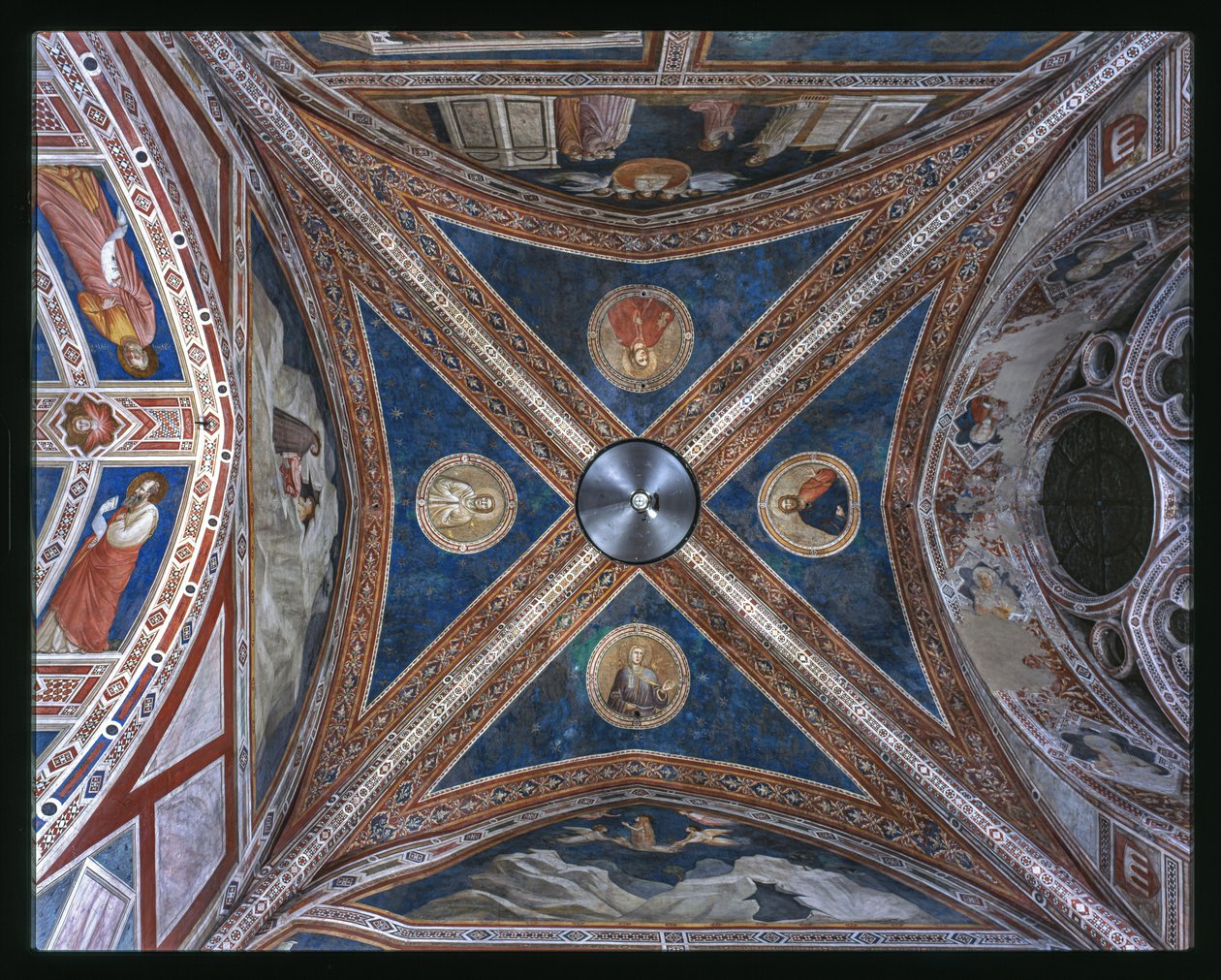 Magadalenan kappeli: holvi tekijältä Giotto (c.1266 1337)